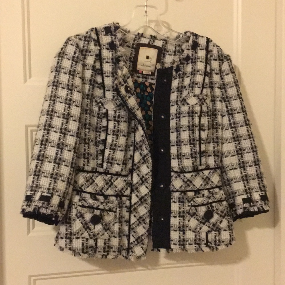 Tweed coco channel style jacket
